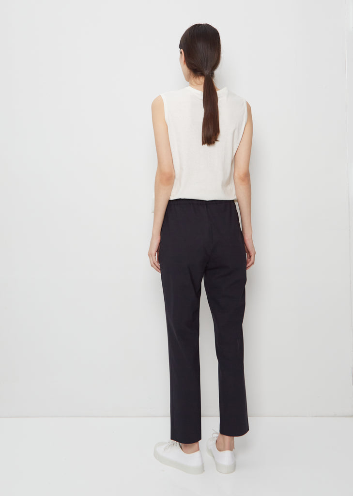 Slim Wool Pull On Pant