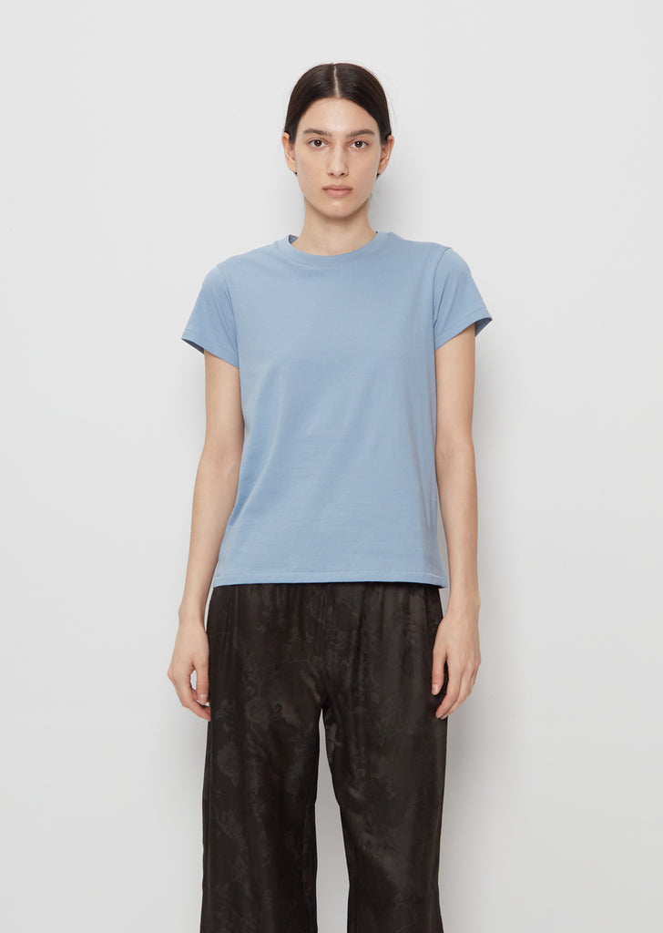 Mini Boy Cotton T — Washed Blue