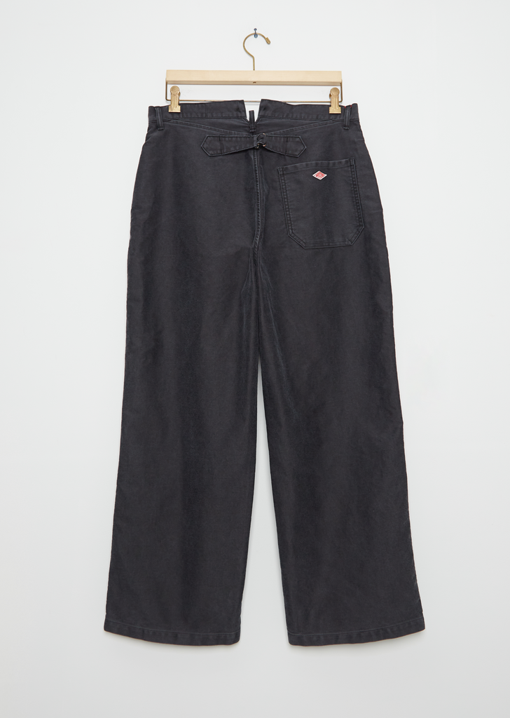 Unisex French Cotton Pants — Black