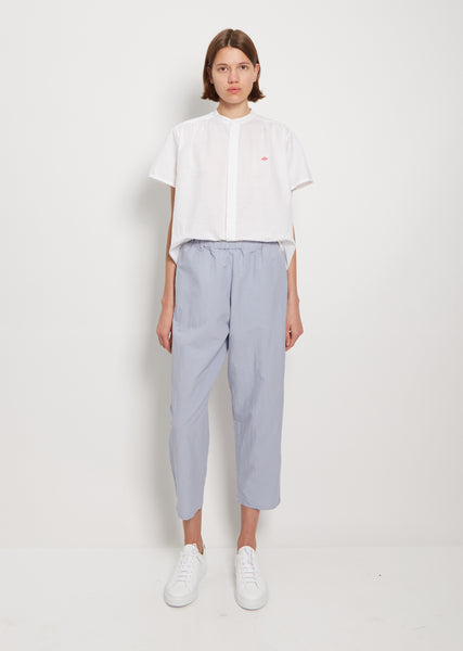 パンツ DANTON COTTON LINEN WEATHER EASY PANTS Easy Pant - Olive | Dant
