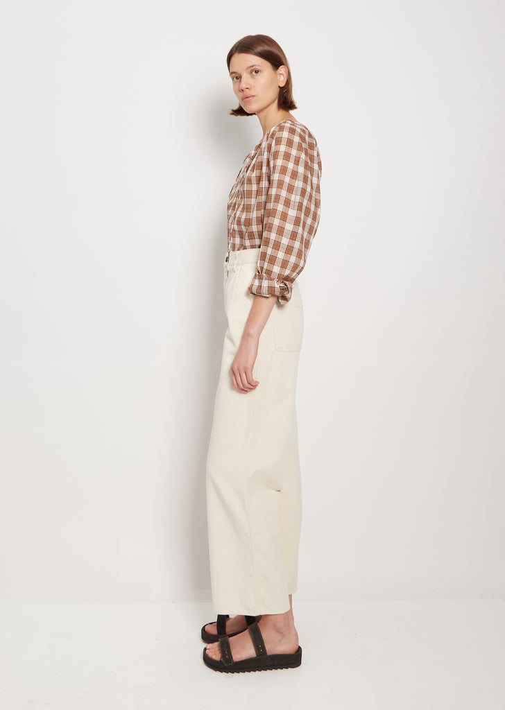 Oversized Cotton Trouser Jean