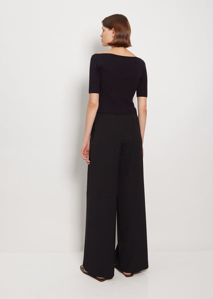THE ROW gala パンツ キャディ ネイビー ★ SS25 THE ROW gala パンツ キャディ ネイビー ☆ SS25