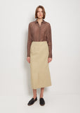 Sheelams Cotton Linen Skirt