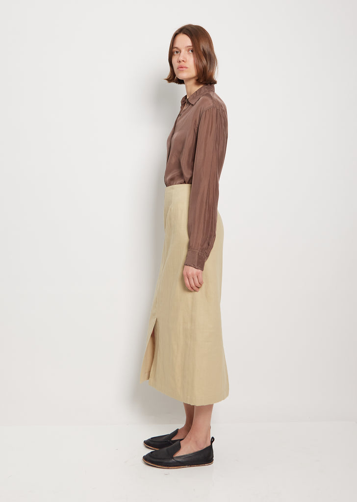 Sheelams Cotton Linen Skirt