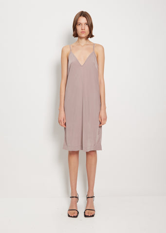 Hunia Poly Dress — Smoke