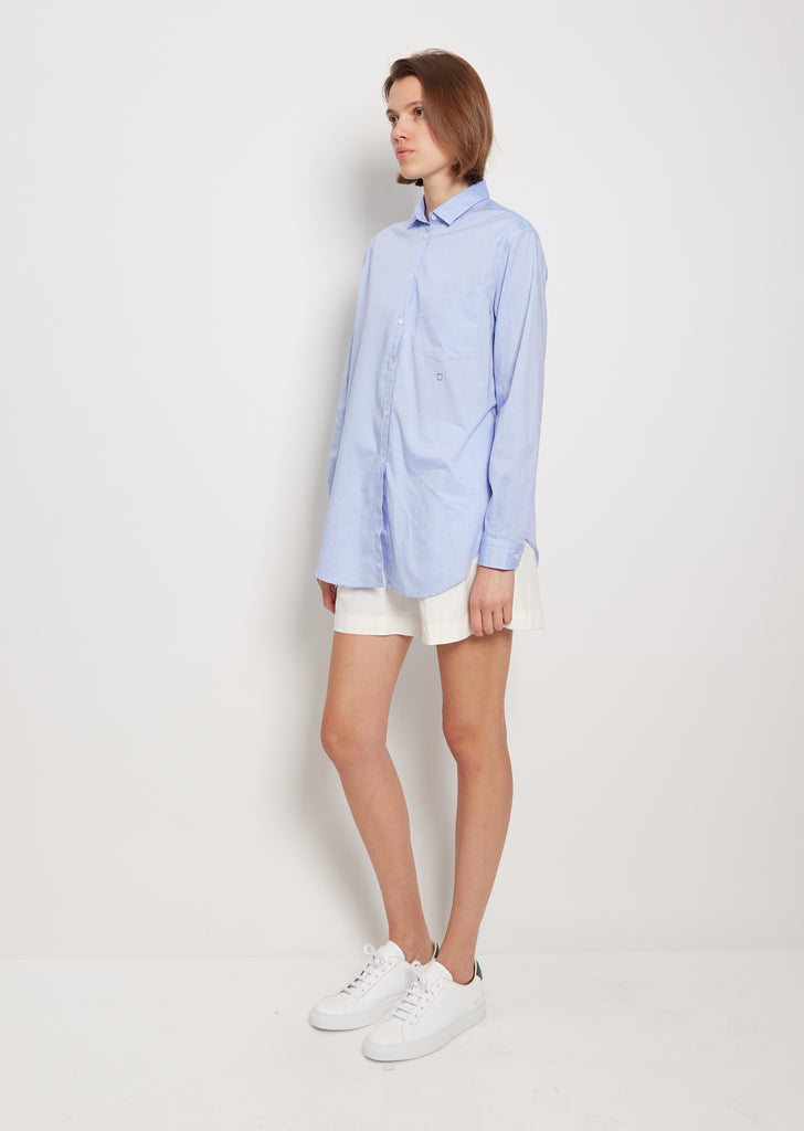 Uma Oxford Cotton Shirt — Azzurro