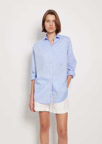 Uma Oxford Cotton Shirt — Azzurro