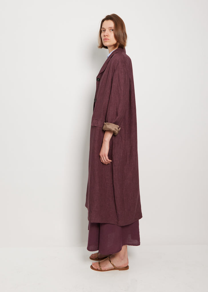 Natalie Linen Coat