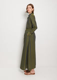Farah Cotton Silk Blend Skirt — Moorland