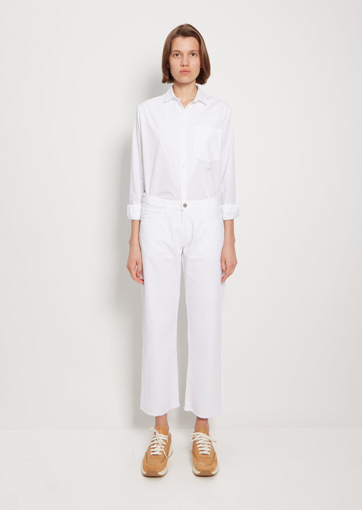 Alosa Cotton Pant — Bianco