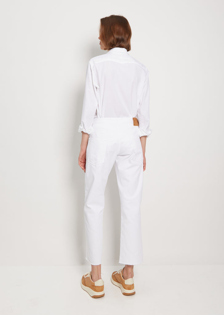 Alosa Cotton Pant — Bianco