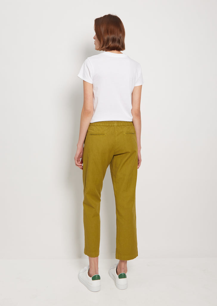 Sparus Cotton Linen Blend Pant — Guacamole