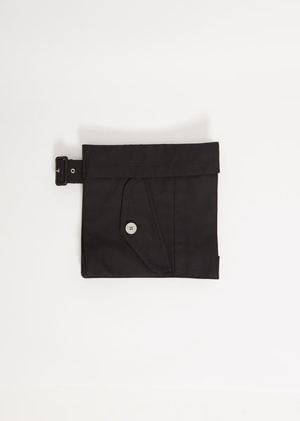Cotton Gabardine Pocket Belt — Black - OS / Black