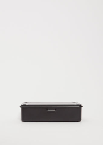 Steel Stackable Storage Box — Black