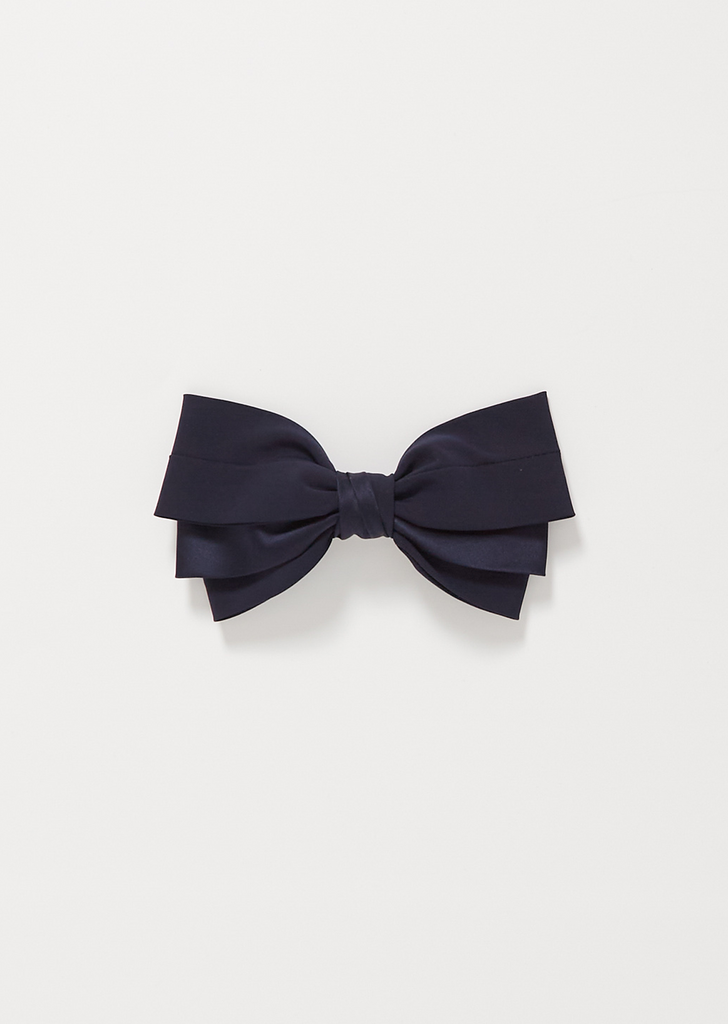 Classic Silk Bow, Navy