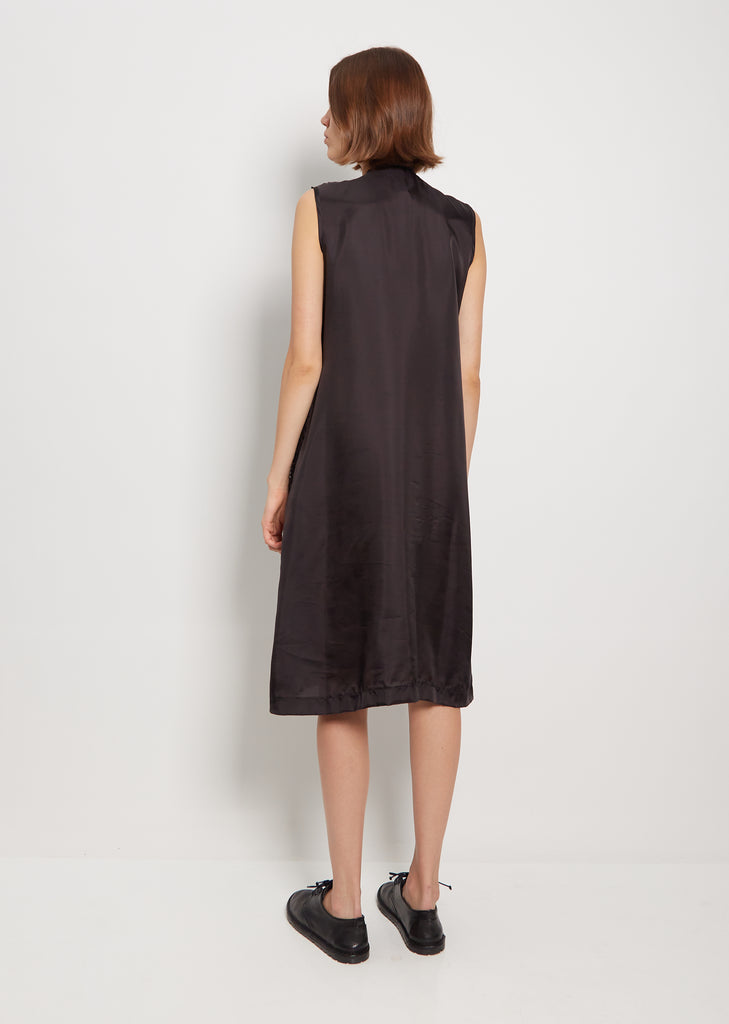 Tape Embroidery Sleeveless Dress
