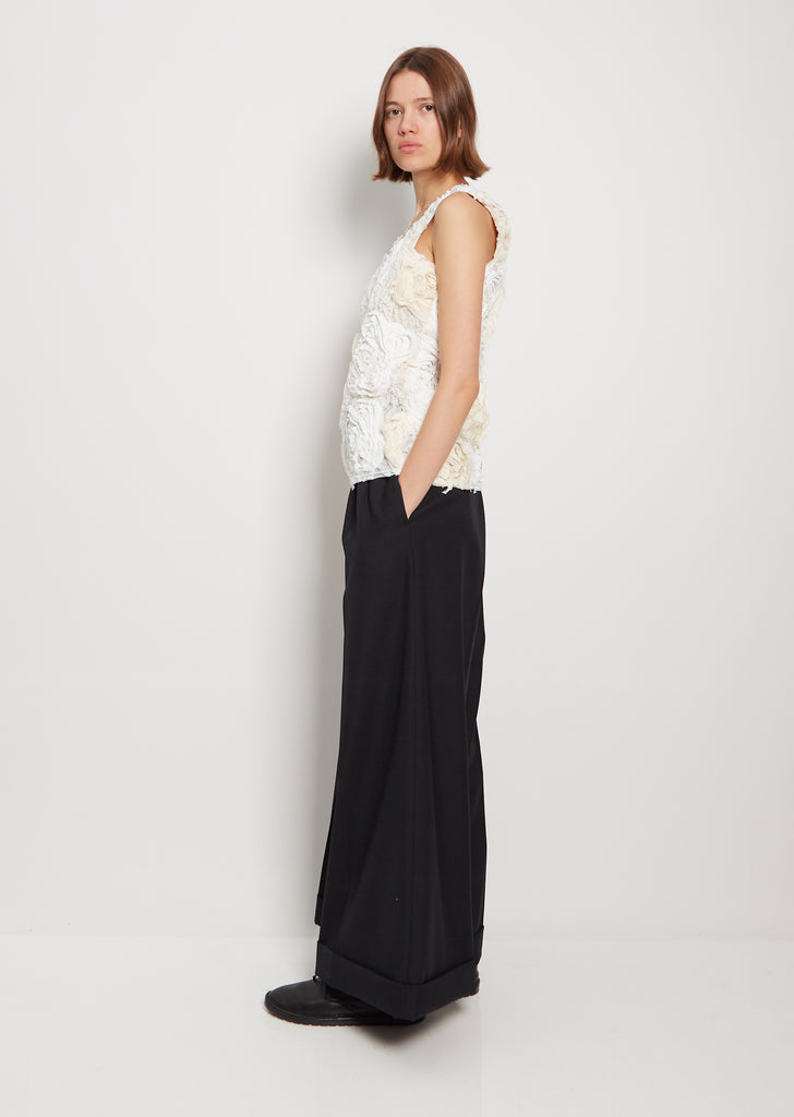 Tape Embroidery Cupra Sleeveless Top
