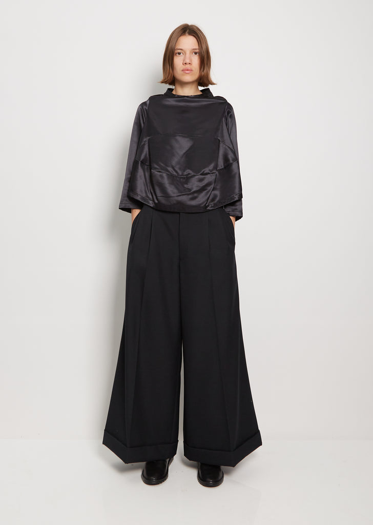 Satin Longsleeve Top