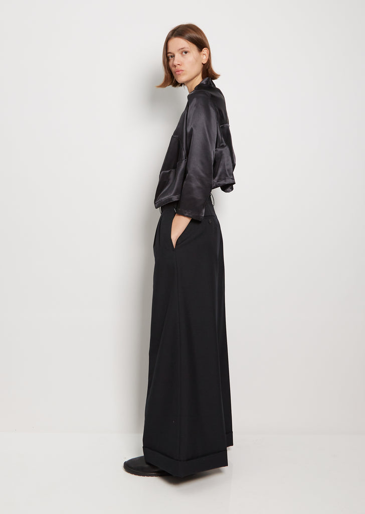 Satin Longsleeve Top