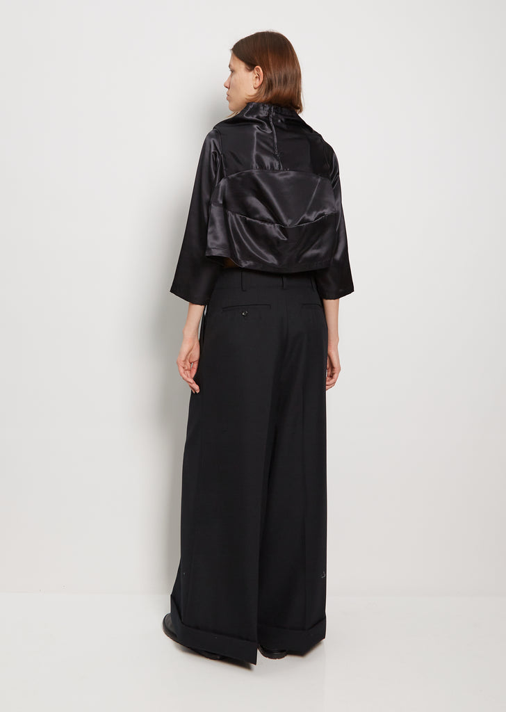 Satin Longsleeve Top