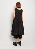 Lace Sleeveless Gathered Dress