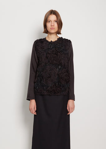 Tape Embroidery Cupra Long Sleeve Top