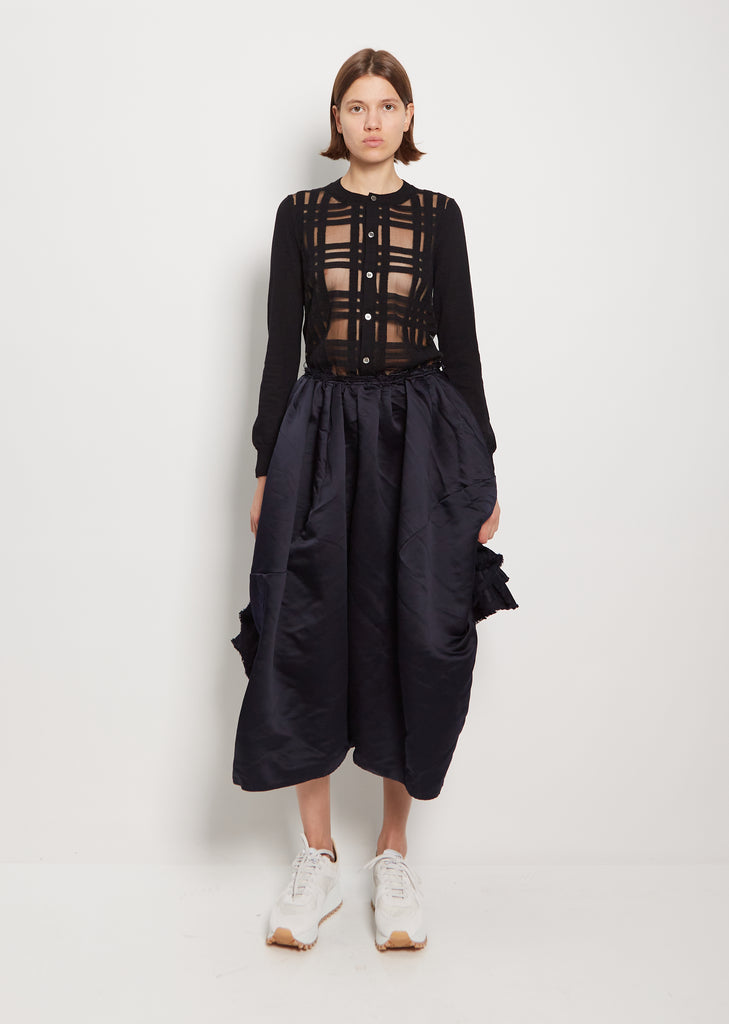 Satin Bow Balloon Trouser