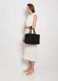 Boston Washed Canvas Bag — Black