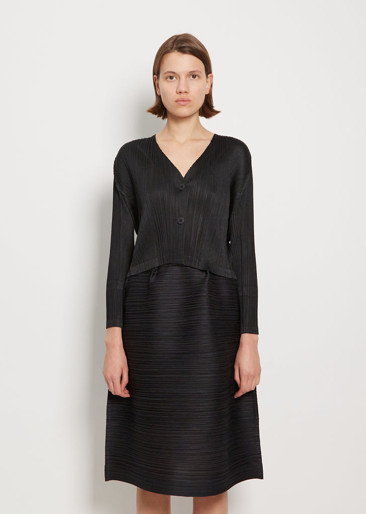 Trunk Pleated Cardigan
