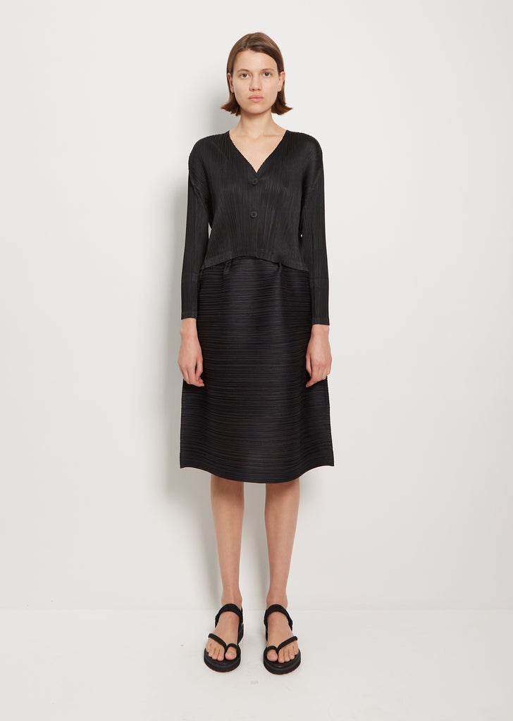 Trunk Pleated Cardigan