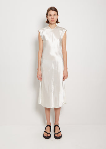 Satin Sheath Dress