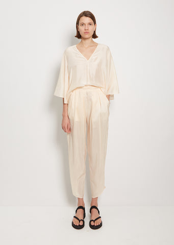 Silk Habotai Trousers