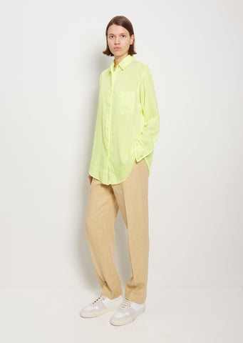 Cotton Silk Voile Shirt