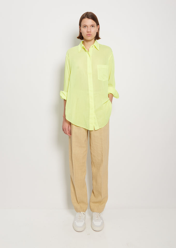 Cotton Silk Voile Shirt