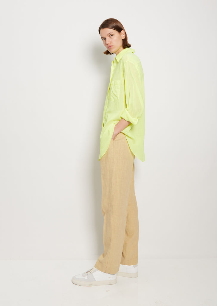 Cotton Silk Voile Shirt