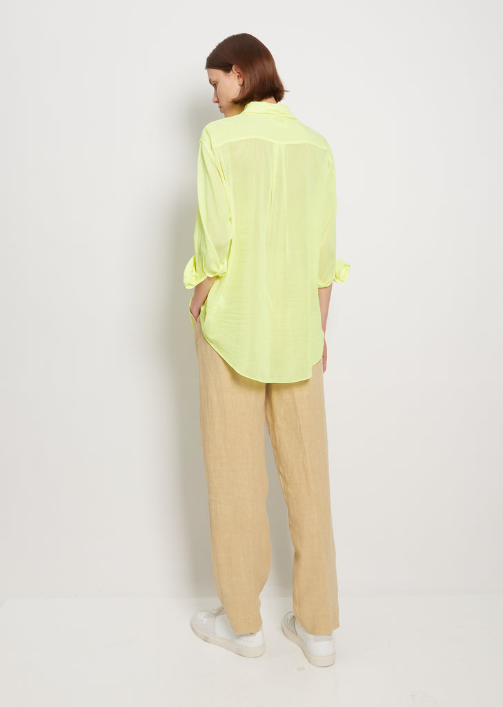 Cotton Silk Voile Shirt