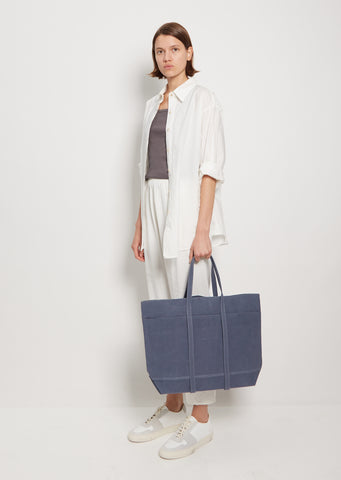 Medium Light Ounce Canvas Tote — Grey