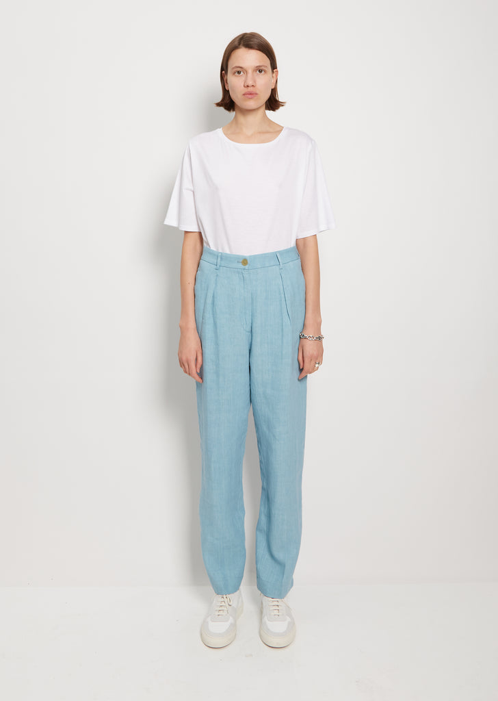 Linen Canvas Pants — Crystal