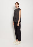 Silk Voile Cotton Silk Tank Blouse