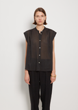 Silk Voile Cotton Silk Tank Blouse