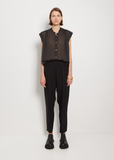 Ripstop Fluid Trousers — Black