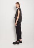 Ripstop Fluid Trousers — Black