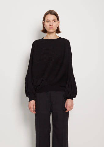 Wool Rib Pullover