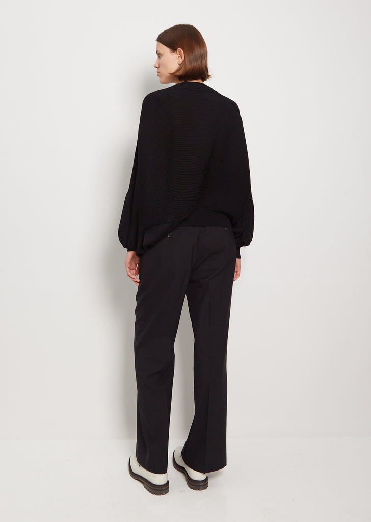 Wool Rib Pullover