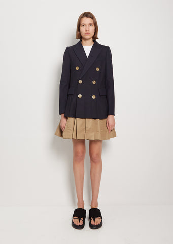 Suiting x Cotton Gabardine Jacket