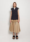 Suiting Polyester Wool Mix Vest