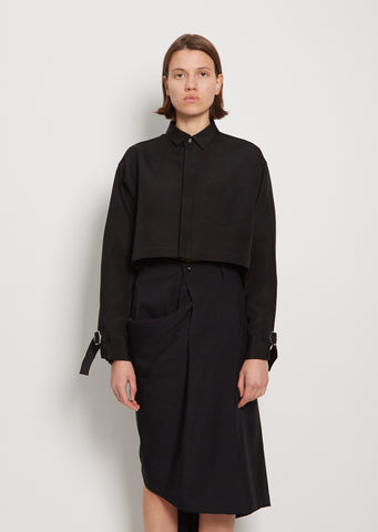 Double-Faced Silk Cotton Shirt