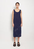 Foil Print Hand Dyed Knitted Dress