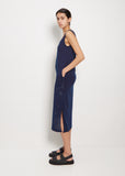 Foil Print Hand Dyed Knitted Dress