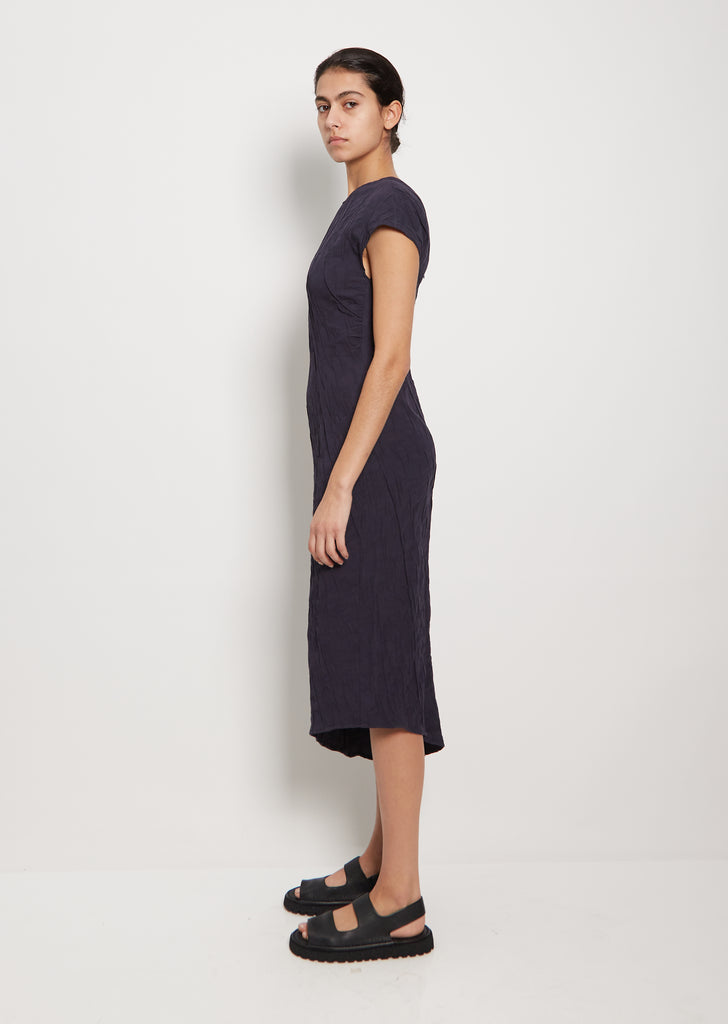 Jacquard Asymmetrical Hem Dress